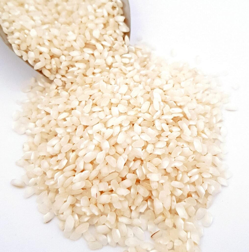 A very in detail picture of rice from Spain, ideal to prepare a beautiful Paella