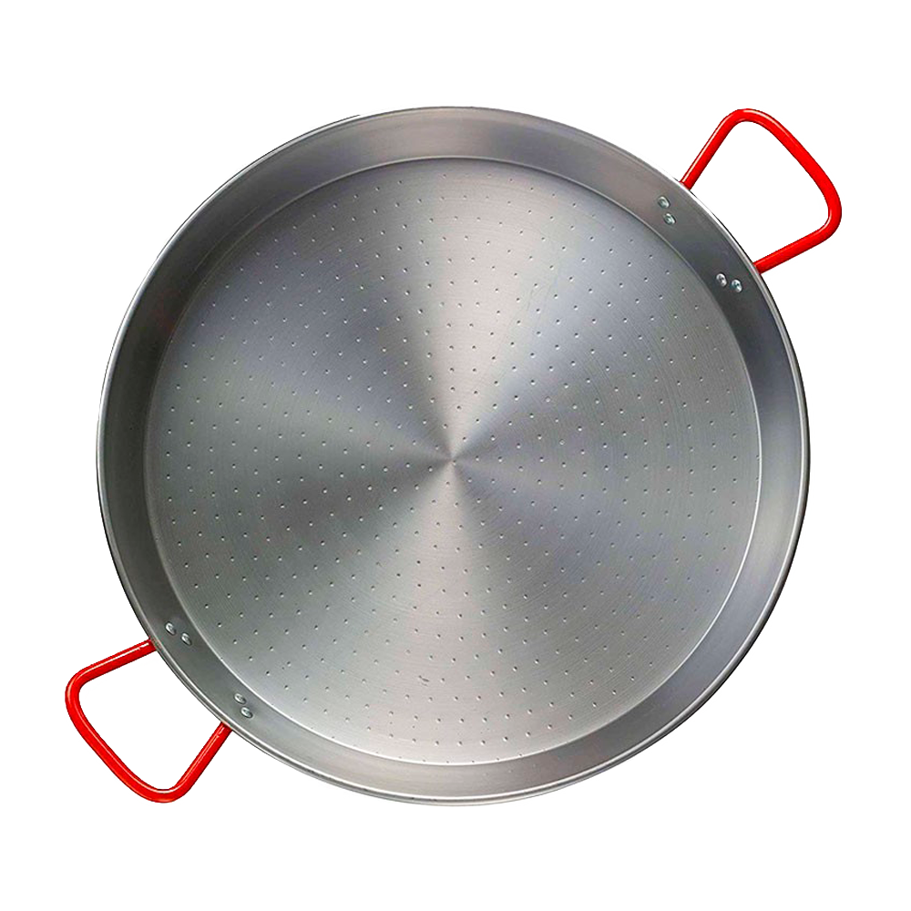 Lacor Antiaanbaklaag Paella Pan – 45 Cm Stalen Pan Voor Gas En Inductie
