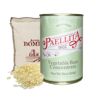 Paellita Pack Vegetable Paella Base with Bomba Rice