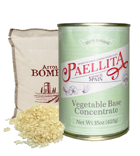 Paellita Pack Vegetable Paella Base with Bomba Rice